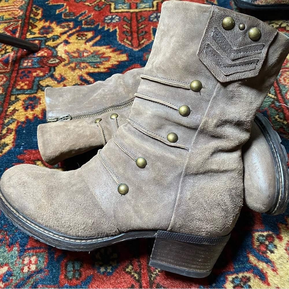 A.S. 98 Suede Women’s Military Boots